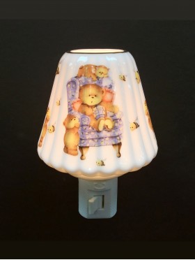 Porcelain Bear Night Light with Gift Box